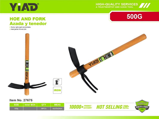 Huaji two-pronged hoe 500 grams M.33