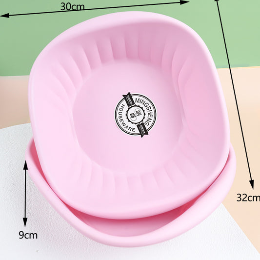 803 square-shaped colored striped basin M.19