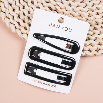 M42 Boxed Three-piece Black Enamel Bobby Pins