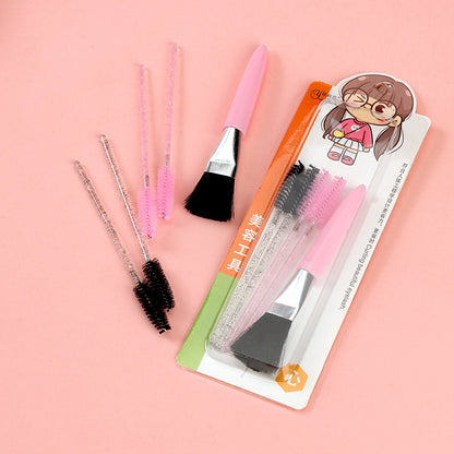 Set de cepillo de tarjeta de succión + cepillo para cejas (1+4) M.50 