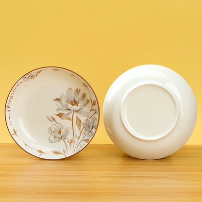 7 - inch Printed Cheese Plate (with an Elegant Pattern) M.66 JPDB