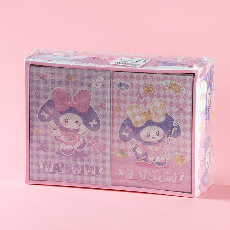 XX-36033 Nainaimee Glitter Glue Bound Notebook Sparkle Cover School Office Journal M.81