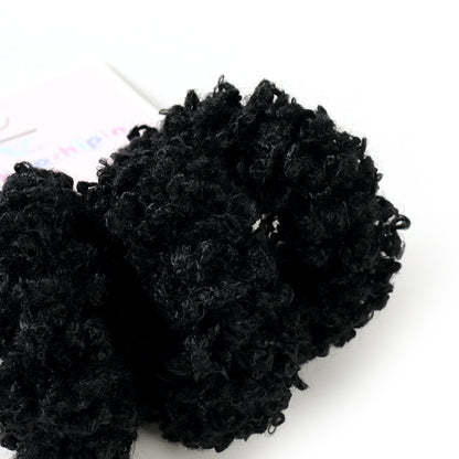 M42 3 New-Style Black Teddy Fleece Hair Ties