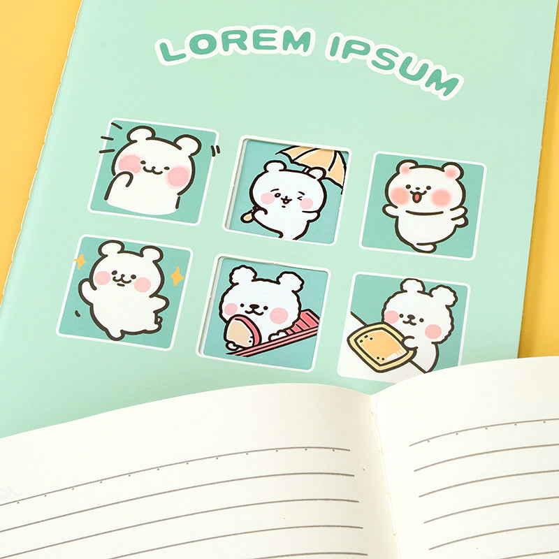 Bench Premium Series 1641 16K Hollowed-Out Stitched Notebook (Assorted Mixed Styles) M.81