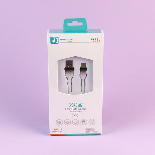 1.2m Full Protocol Chip Type-C Data Cable - Model L53 (Huawei Compatible) A12JPDB