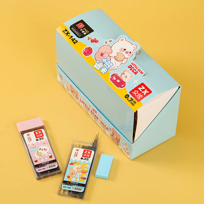 Zhongxuan 142 Pencil Lead 0.7mm 100pcs Resin Graphite Refill HB/2B for Mechanical Pencils M.82