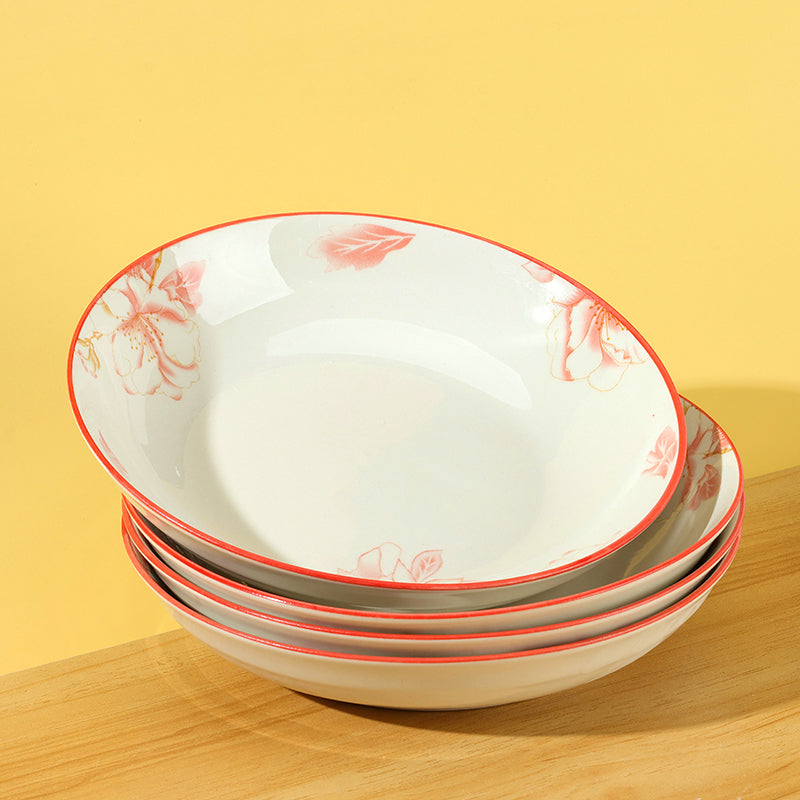 Yongfeng 7 - inch Fruit Platter (Full Moon and Fragrant Flowers) M.66 JPDB