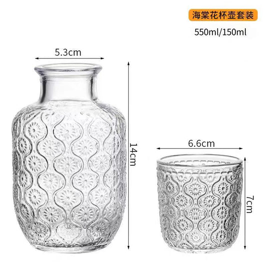 Begonia Pattern Cup and Pot Set (500ml/150ml) M.17