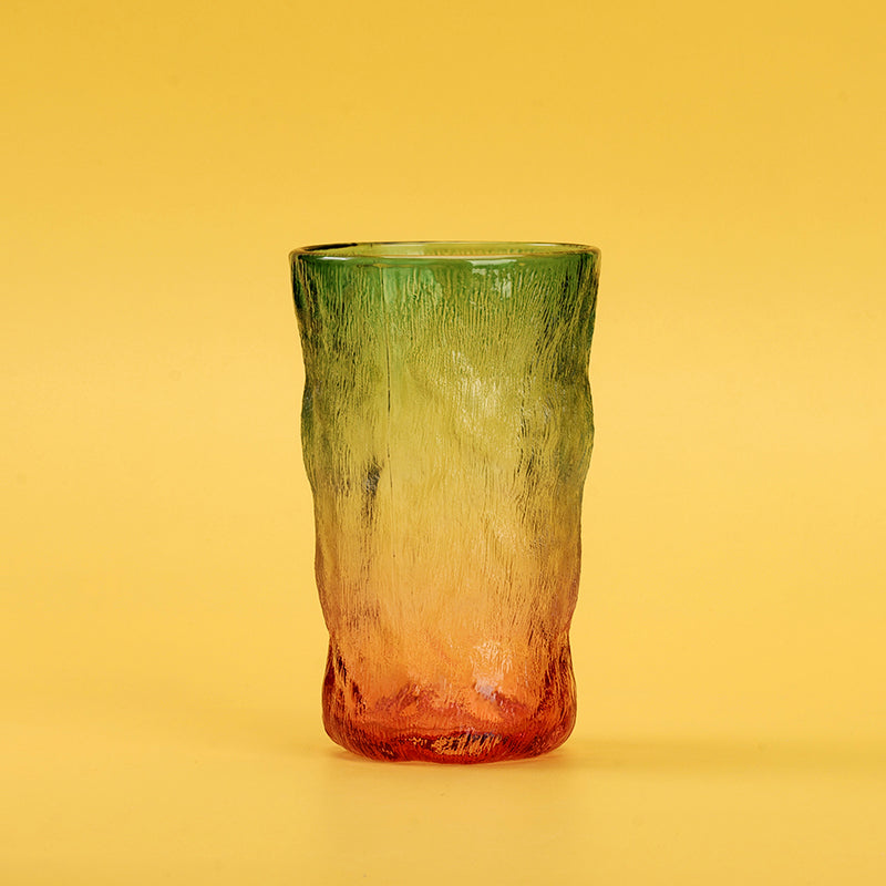 Tongyuan Large-Sized Gradient Glacier Pattern Glass Cup M.17