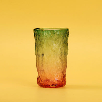 Tongyuan Large-Sized Gradient Glacier Pattern Glass Cup M.17