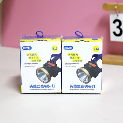 B13 Outdoor Night Fishing Head-Mounted Light - Multi-Mode Dimming USB Fast Charging Waterproof Fogproof M.91 JPDB M.91 JPDB