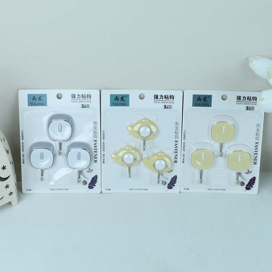 Yulong Model 8024 Adhesive Hooks - 3 Pcs M.16