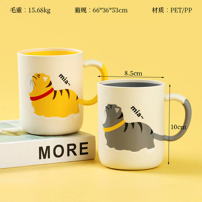 CHT-8132 Two-color Cute Kitten Mug M26 M.26