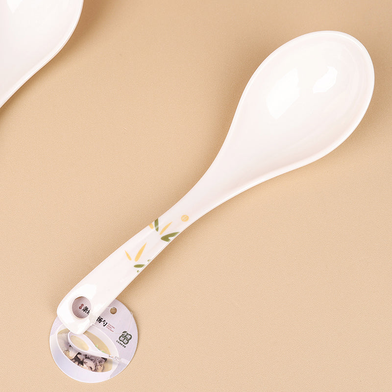 XZ8203 Food-Grade Striped Medium-Sized Soup SpoonM66