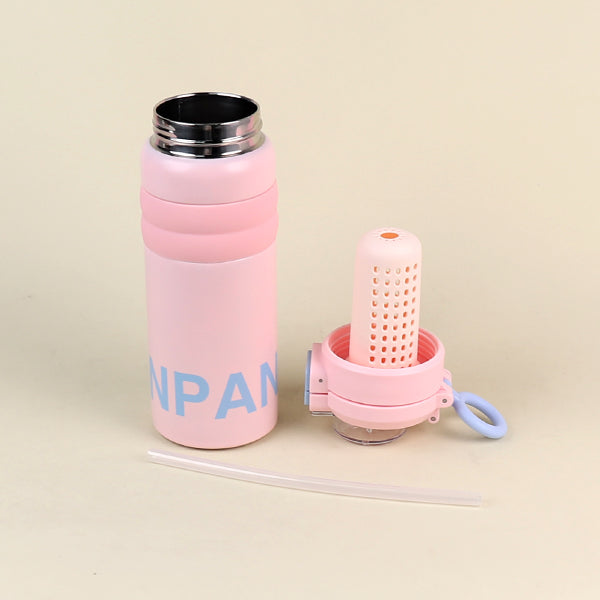 600ml Dual-drinking Silicone Portable Vacuum Thermal Insulated Mug - Model QXSD2115 M.26 JPDB