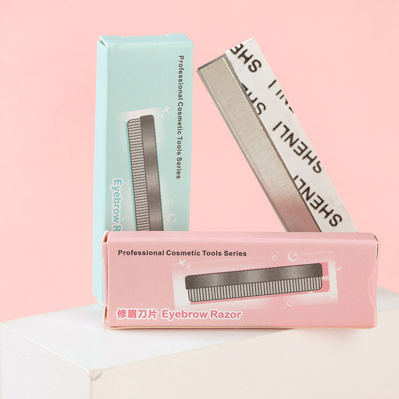 Tres cajas de hojas de afeitar para cejas S-573 (2 piezas por caja) M.50 