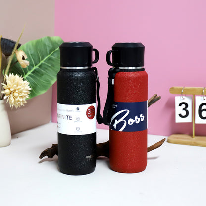 QXSD5387 Full Stainless Steel Stew Teapot Vacuum Insulated Mug (1000ml) M.26 JPDB