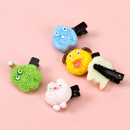 M42 Boxed Set of 5 Colorful Cartoon-Accessorized Hair Clips for Kids