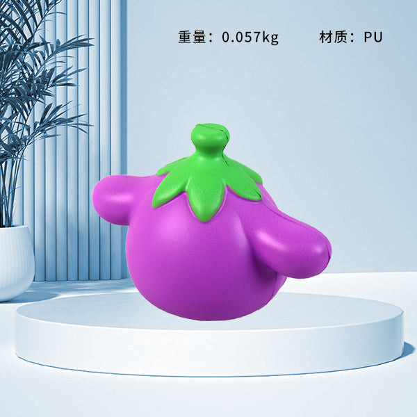 9094-1 PU Slow Rebound Eggplant Doll M.08