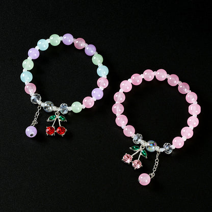 Colorful Zircon Cherry Bracelet  M.43