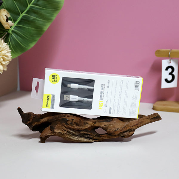 1.3m Ultra-soft & Flexible TPE Fast Charging Data Cable - Model Q15M (Android Compatible) A12JPDB