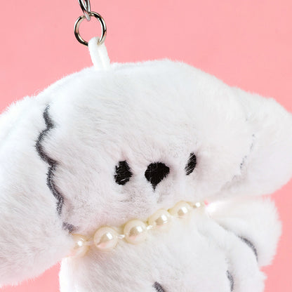 Pearl - chain Bow - tie Puppy Pendant M41 M46 M72