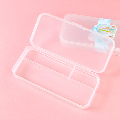 Frosted Three-Compartment Pencil Box M.83