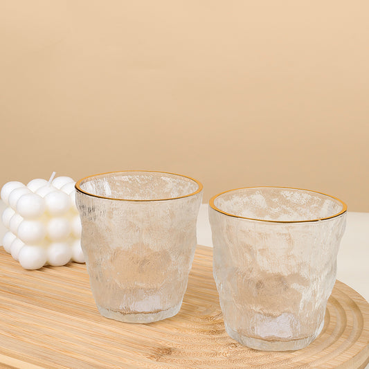 Huajingya Small Glacier Glass Cup (Gold-Rimmed) M.17