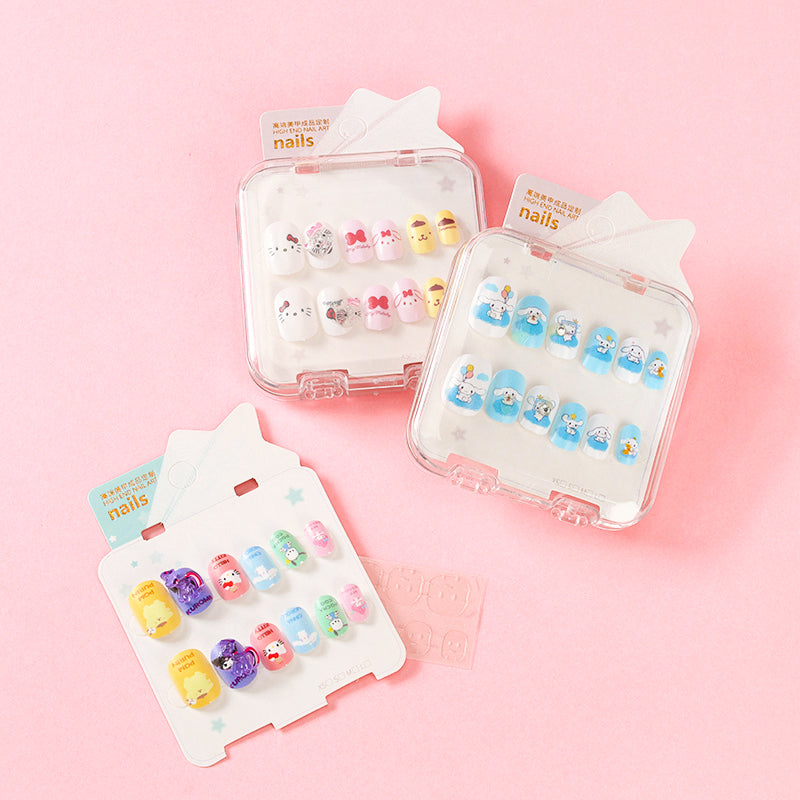 ZJ186 - Xiaoniu Youchuang Children's Printed Fake Nails M.52