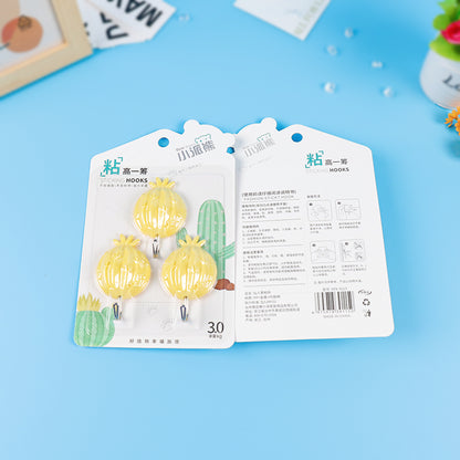 Xiaopaixiong Model 9115 Adhesive Hooks - Creative Cactus Design M.16