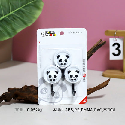 Model HU - 702 Round Panda Traceless Adhesive Hooks M.16 JPDB