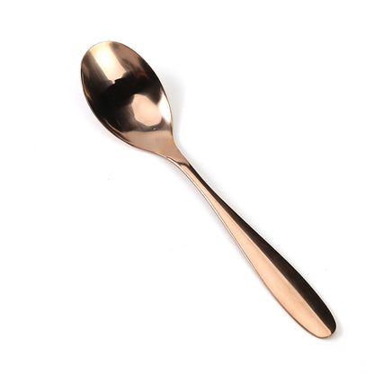 410 Korean-Style No.2 Stone-Pattern Spoon (Rose Gold) M.66