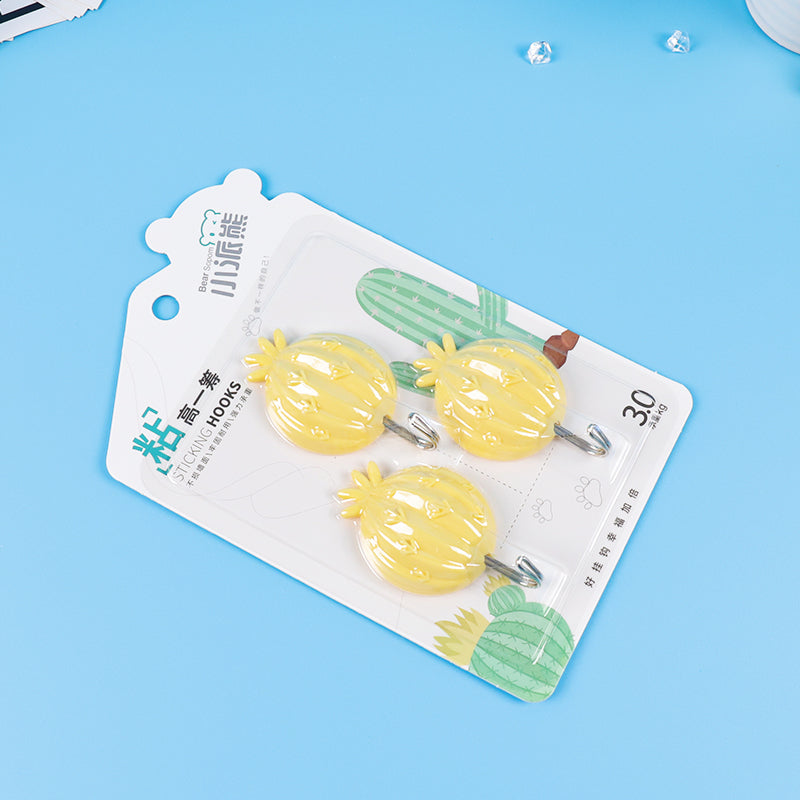 Xiaopaixiong Model 9115 Adhesive Hooks - Creative Cactus Design M.16