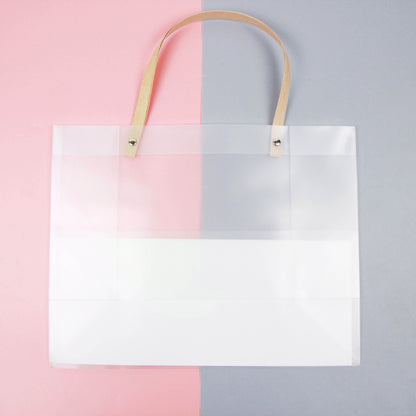 Transparent Rivet Large Gift Bag (Horizontal) 30*12*27 M24 M.73