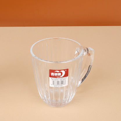 Green Apple Model ZB317 Glass Handle Cup (Pattern Random) M.17