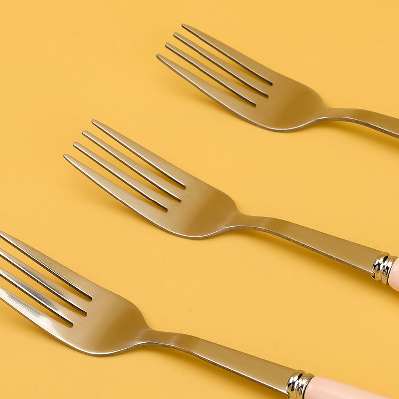 HSA-12 Lop-Eared Rabbit Ceramic Handle No.2 Fork M.66