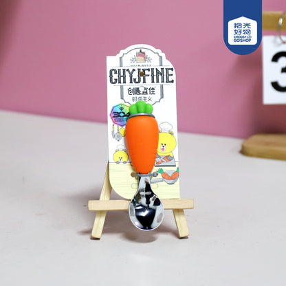 TF - 2119 304 Stainless Steel Kids' Carrot Spoon M.66 JPDB