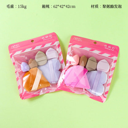 F188 Flocking Puff + Thumb Puff Set (2+2+2) M.51