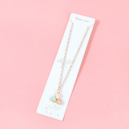 Simple Color - Blocking Necklace M.43