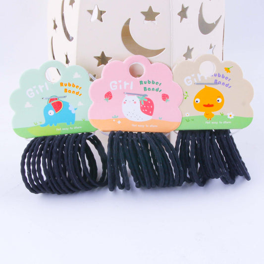 M42 Black Children's Hair Elastics in a Box