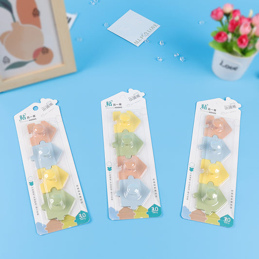Xiaopaixiong Model 9102 Adhesive Hooks - Creative Jigsaw Puzzle Design M.16