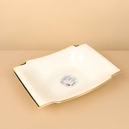 6127 Gilded Rectangular Fruit Plate M.20