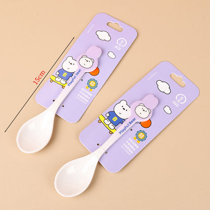 XC6938 Food-Grade Cartoon Short-Handled SpoonM66
