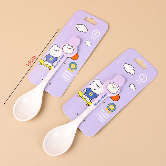 XC6938 Food-Grade Cartoon Short-Handled SpoonM66