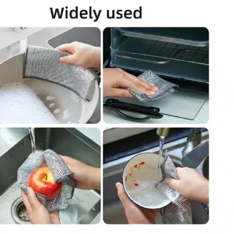Multipurpose Wire Dishcloth Wire Cleaning Cloth for Kitchen Washcloth