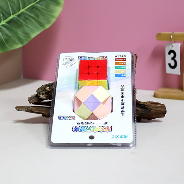 Model MF9133 MoFangJiaoShi Meilong Rubik's Cube + 24-segment Macaron Football Magic Ruler M.07 JPDB
