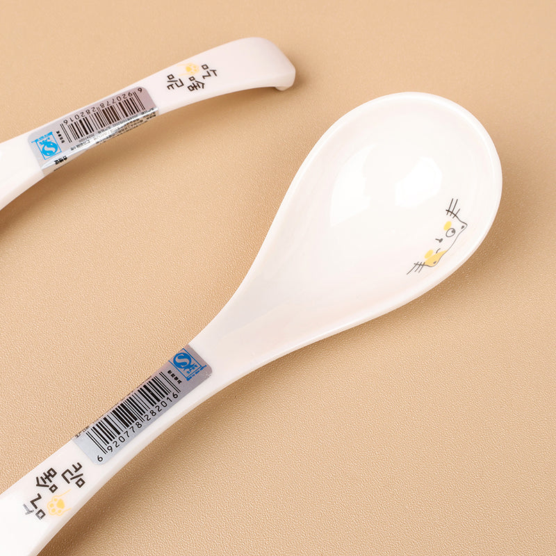 XZ8201 Food-Grade Long-Handled Small Soup SpoonM66
