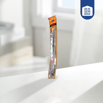 A-9726 2-Piece Hot & Cold Single-Ended Steel Wire Inlet Hose (60cm, Bagged) M.34 JPDB