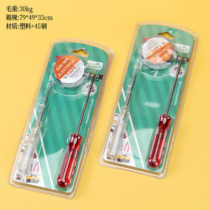 M.31-three - piece set of screwdriver and electrical tape
