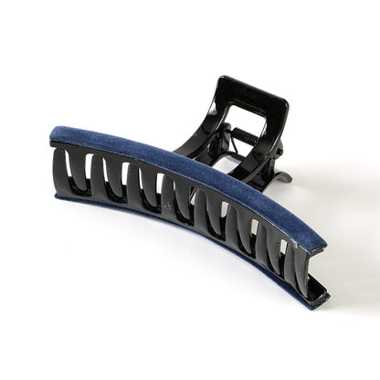 M42 5.12 Inch Large Hair Claw with Colored Flocked Texture